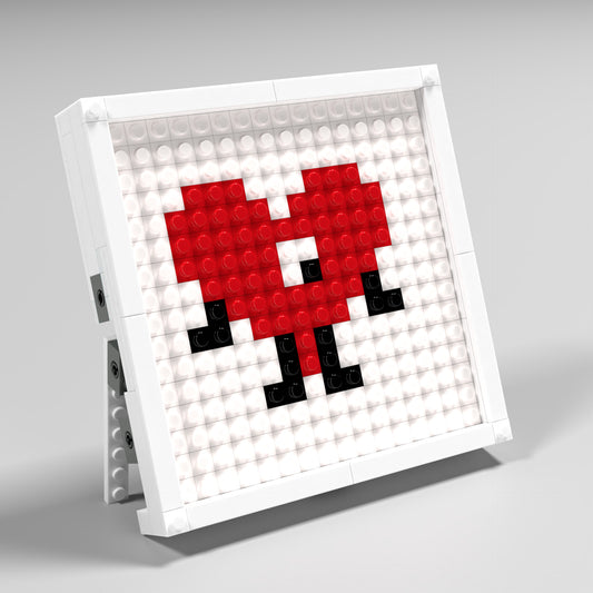 Pixel Art of Love Fairy Compatible Lego Set - A Heartwarming Decoration to Spread Love