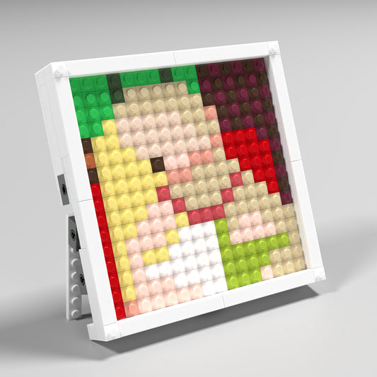 Pixel Art of Picasso's Dream Compatible Lego Set - An Abstract Decoration to Ignite Imagination