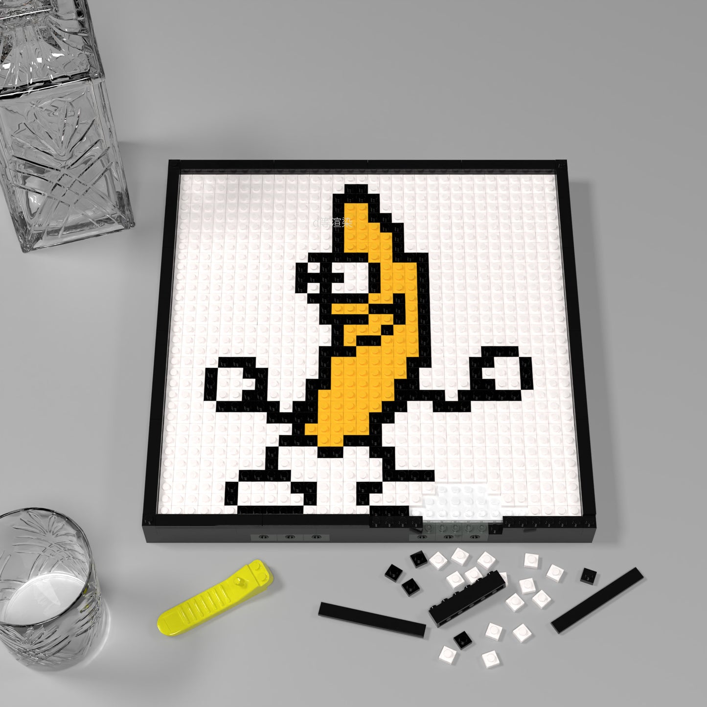 Banana Man DIY Building Brick Pixel Art - 32*32 Compatible with Lego