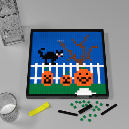 Halloween Building Brick Pixel Art - 32*32 Modular Compatible with Lego