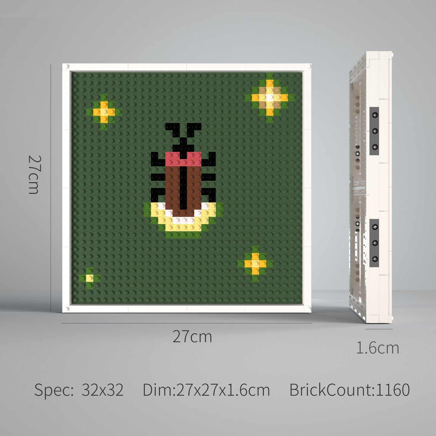 A Pixel Art of “Firefly” Made of 32*32 Compatible Lego Bricks
