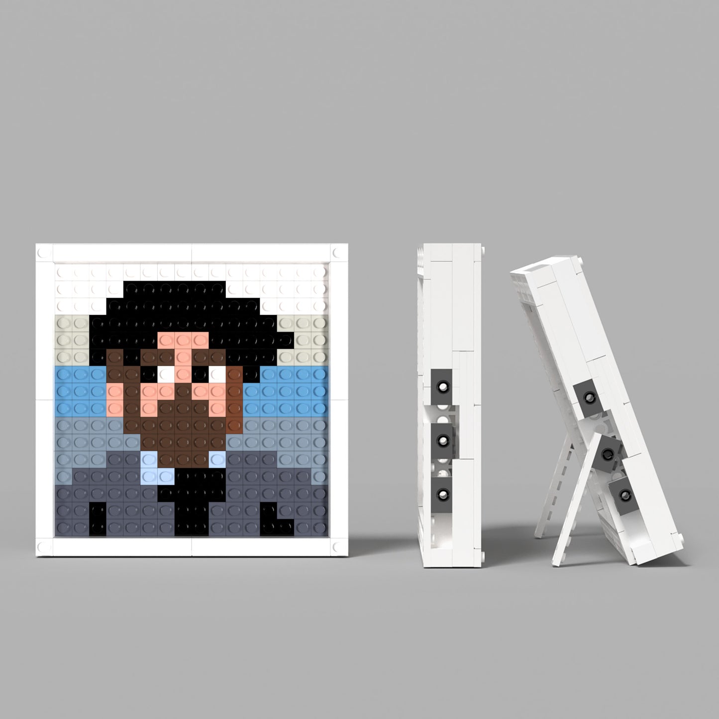 Claude Monet's Self-Portrait Compatible Lego Pixel Art DIY Decorative Painting Set