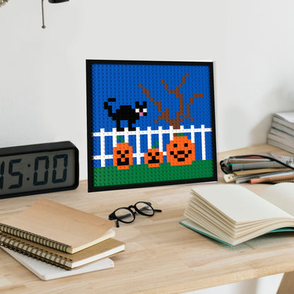 Halloween Building Brick Pixel Art - 32*32 Modular Compatible with Lego