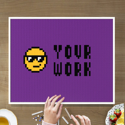 Customize a  64x48 Pixel Building Brick Mosaic Art Kit- We'll Ship Based on Your Design!