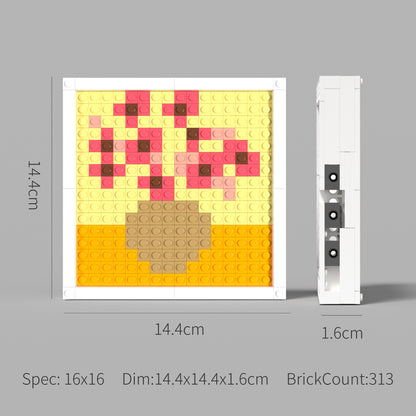 Vincent van Gogh's Sunflowers Compatible Lego Pixel Art DIY Decorative Painting Set