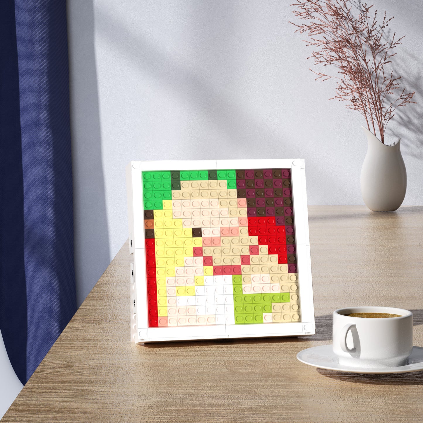 Pixel Art of Picasso's Dream Compatible Lego Set - An Abstract Decoration to Ignite Imagination