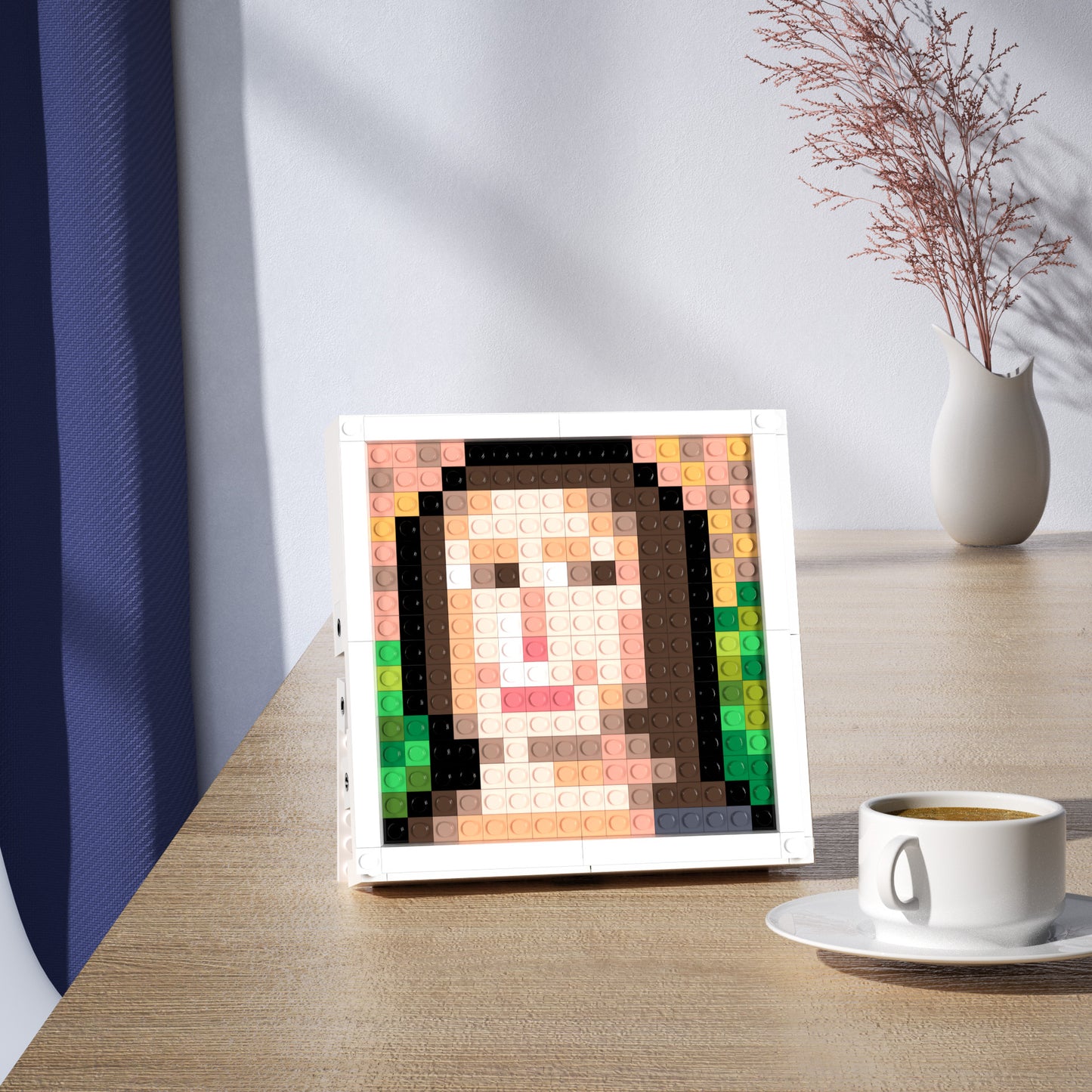 The Smile of Mona Lisa Compatible Lego Pixel Art DIY Decorative Painting Set