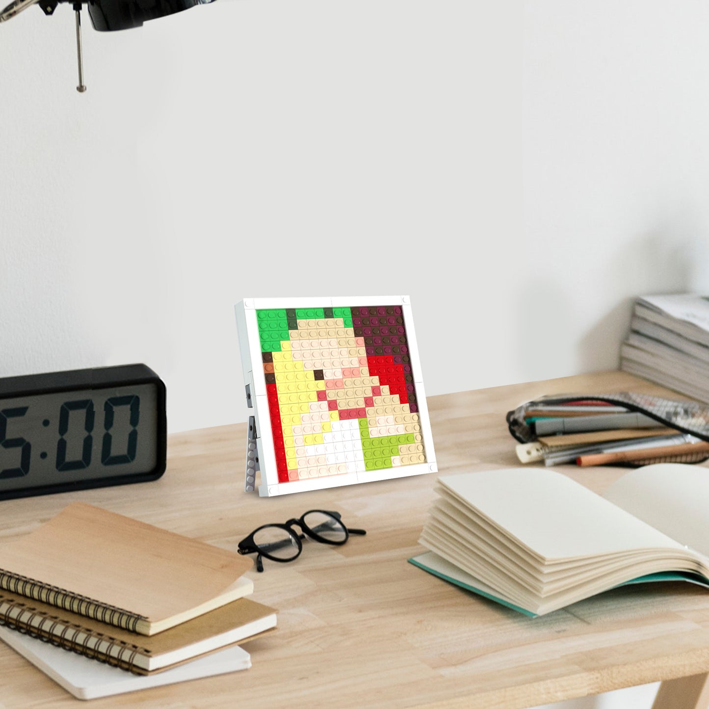 Pixel Art of Picasso's Dream Compatible Lego Set - An Abstract Decoration to Ignite Imagination