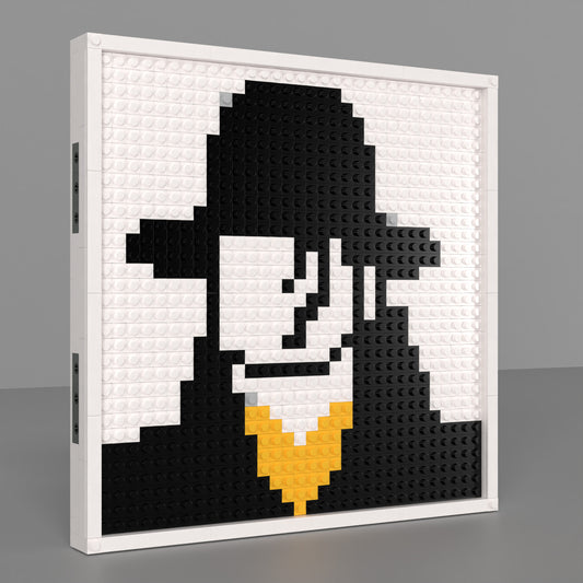 32*32 Compatible Lego Pieces "Abstract Pop Star" Pixel Art