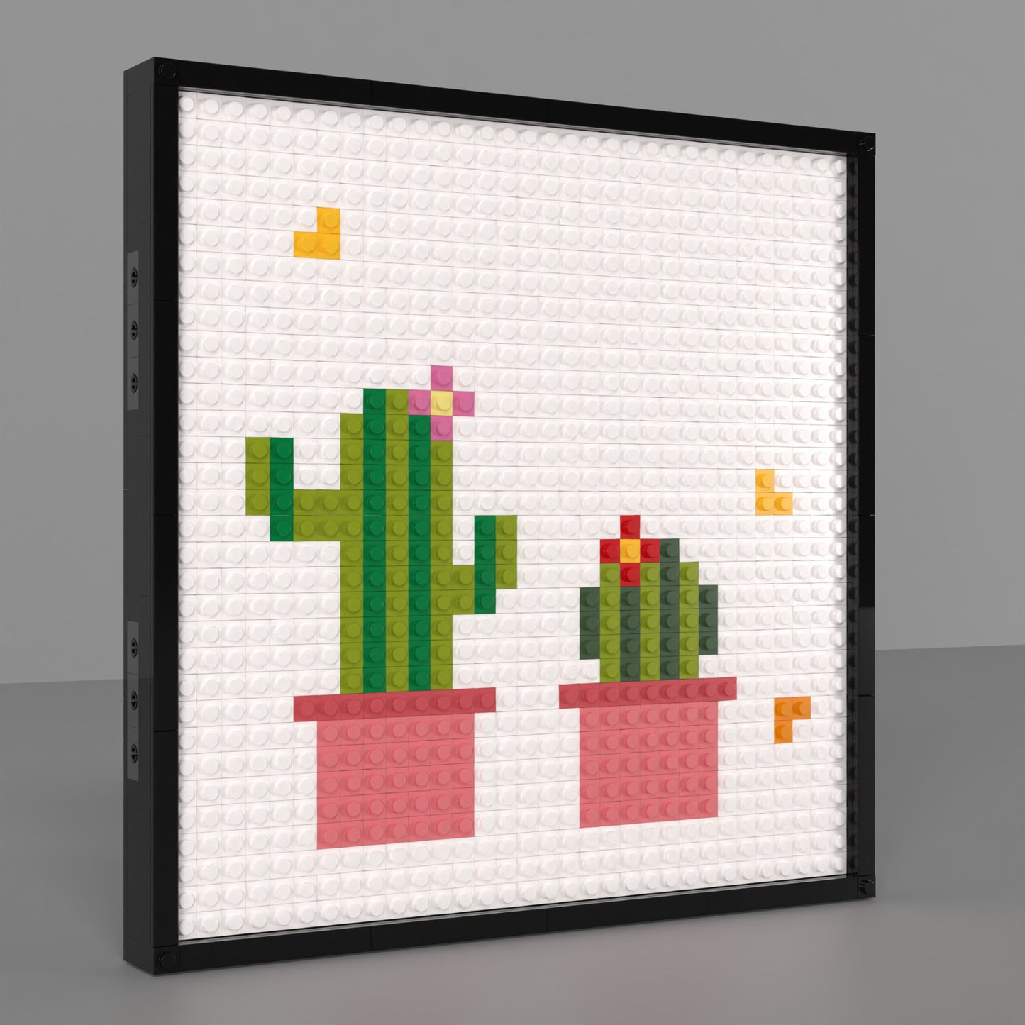 Cactus Building Brick Pixel Art - 32*32 Modular Lego Compatible