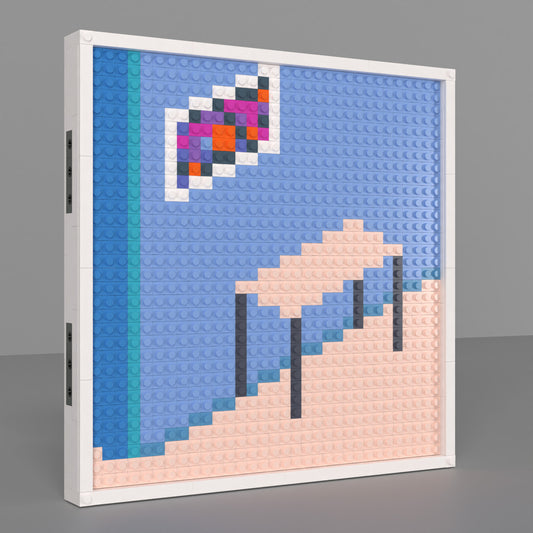 32*32 Compatible Lego Pieces A Corner in the House Pixel Art