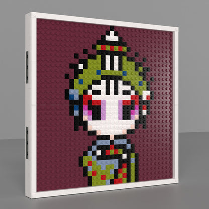 32*32 Compatible Lego Pieces "Dan of Chinese Drama" Pixel Art