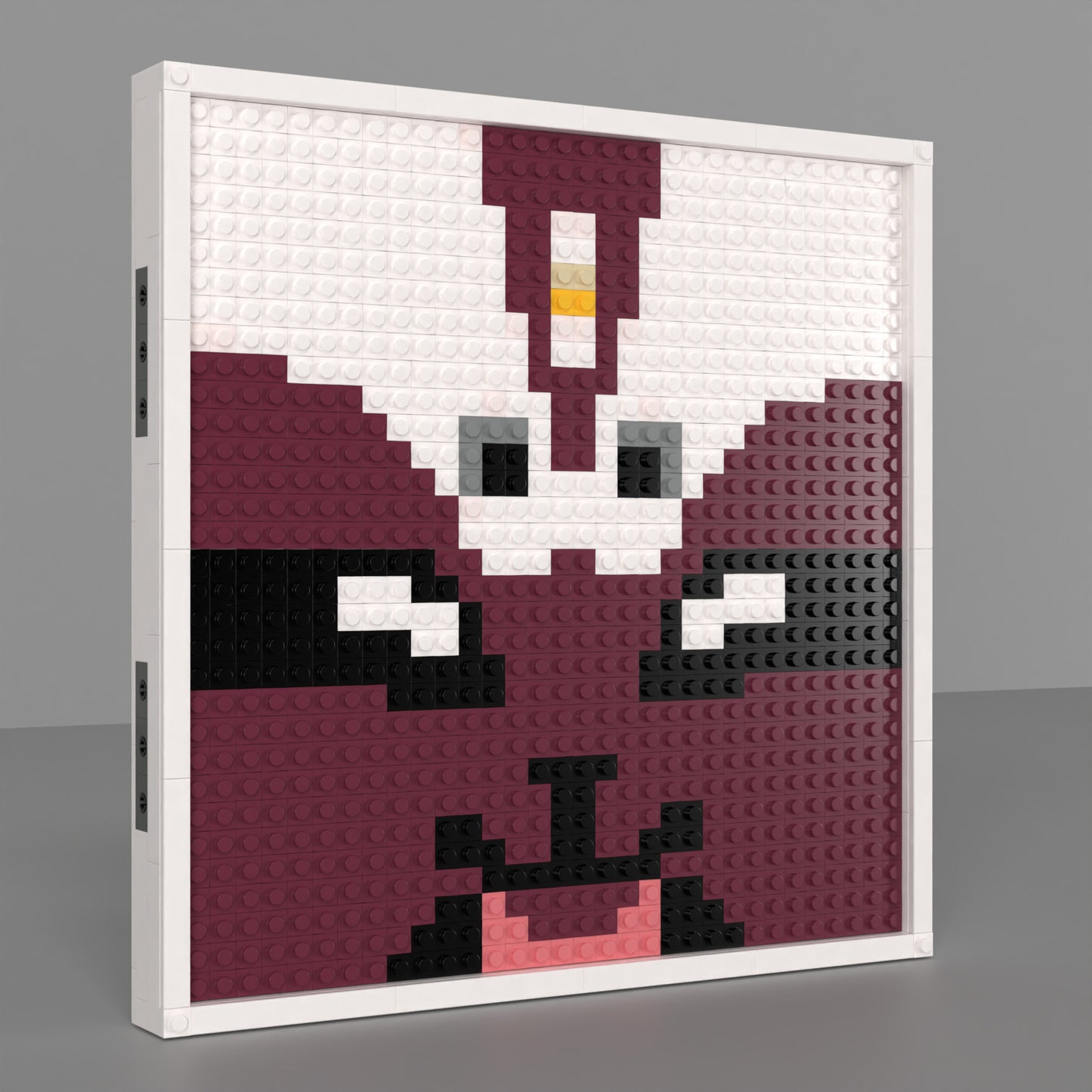 32*32 Compatible Lego Pieces "Face of Peking Opera Chou" Pixel Art