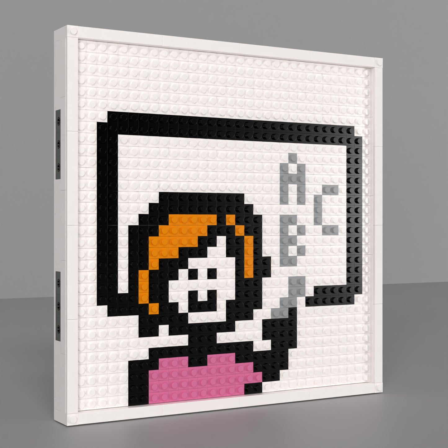 Teacher in Classroom Building Brick Pixel Art - 32*32 Modular Compatible with Lego