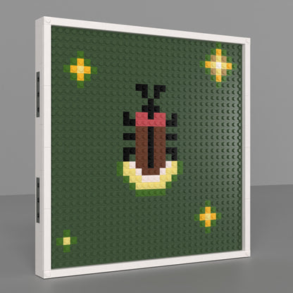A Pixel Art of “Firefly” Made of 32*32 Compatible Lego Bricks