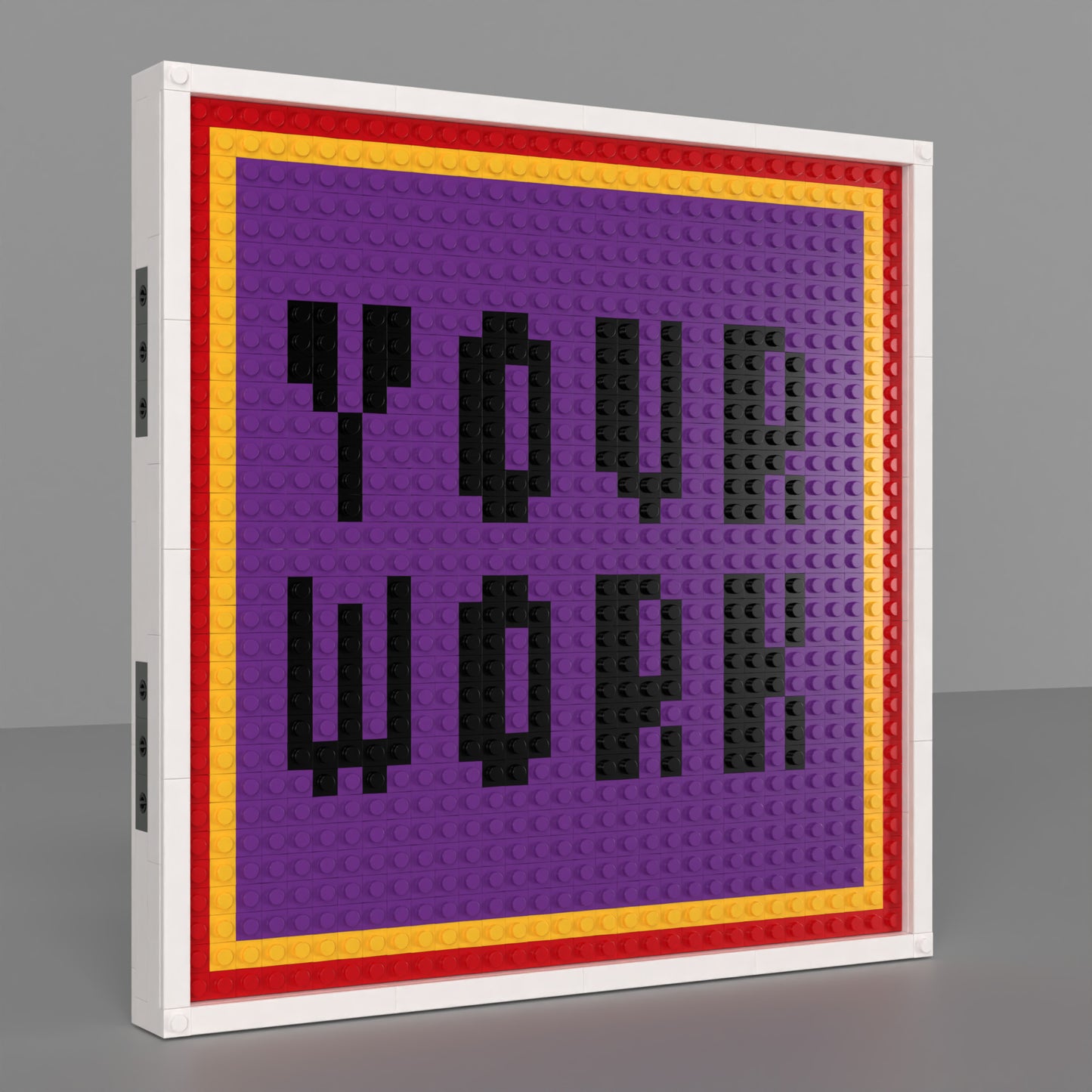 Customize a  32x32 Pixel Building Brick Mosaic Art Kit- We'll Ship Based on Your Design!