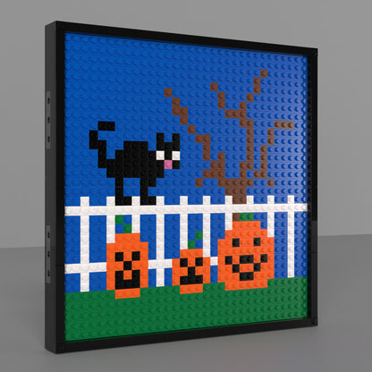 Halloween Building Brick Pixel Art - 32*32 Modular Compatible with Lego